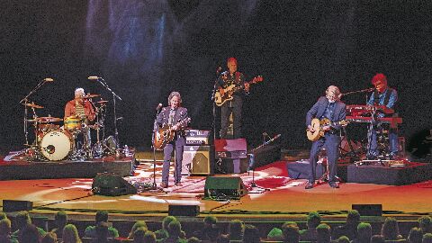 The Nitty Gritty Dirt Band on stage at Atlanta Symphony Hall in 2017.